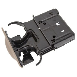 Xeggex Dash Cup Holder Parchment Tan for Excursion 00-04 for F250 SuperDuty 99-04 for F350 SuperDuty 99-04 for F450 SuperDuty 99-04 for F550 SuperDuty 99-04 per Duty Plastic Front WXG1279