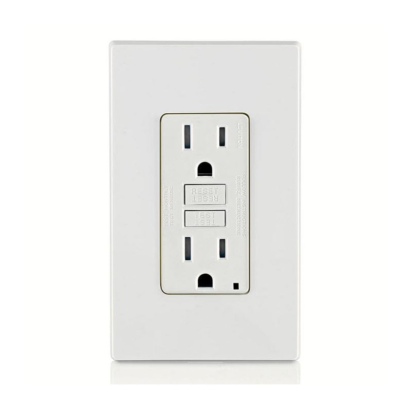 Leviton GFCI Outlet, 20 Amp, Self Test, Tamper-Resistant with LED