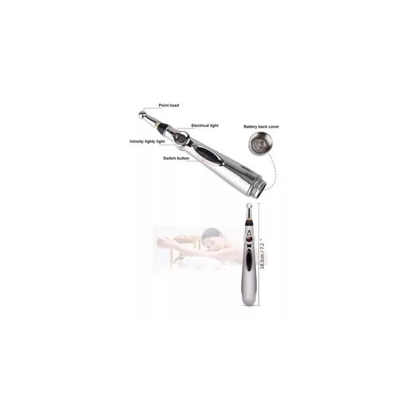 CUPRISHDIKALUR STORE Pluma Masajeadora Electro Estimulación Fascial Acupuntura