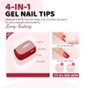 Aokitec Press On Nails Short Square - False Acrylic Nails