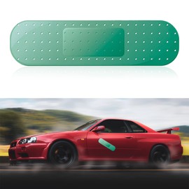 Kewucn Large Funny Bandage Vinyl Decal, 24" x 6.3" Vehicle Giant Band Aid Bandage Dent Bump Cover, Dent and Scratch Cover Sticker, Bandage Bumper Sticker for Car Truck SUV RV Boat Window (Large-Green)