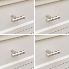 Melody Maison Silver Metal Hammered Drawer Bar Pull Handle