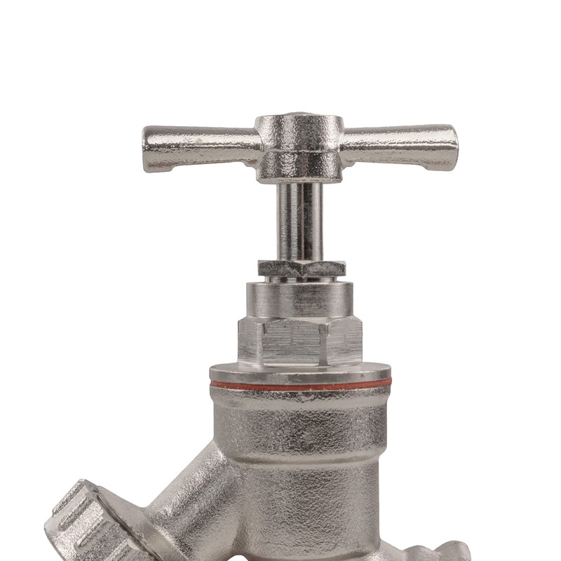 Standard 1/2"bspm OR Large 3/4"bspm Silver Brass Traditional bib tap,NO
