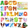 Soft Rubber Magnetic Letters with Thicker Full Back, Big Size