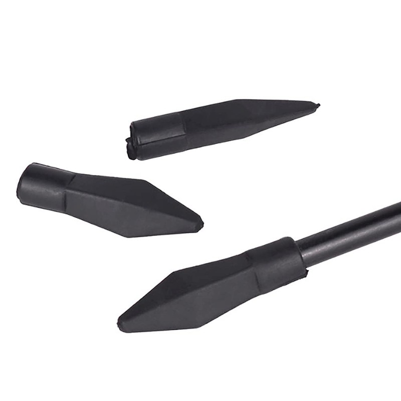 ANCLLO 12 Pcs Soft Rubber Arrowhead Tip Archery Practice Arrowhead