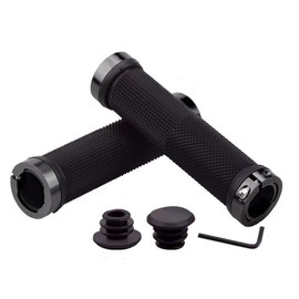 DEVENTORZ Bicycle Grip, Easy to Grip, Anti-slip Rubber, Handle Grip, Earthquake-Resistant, Inner Diameter 0.9 inches (22 mm), Hex Wrench Included, Bicycle Accessories, Foldable, BMX, Mountain Bike,