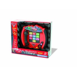 Clementoni 13754 Cars 2 – Interactive Learning Phone with form of Steering Wheel