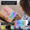 620Pcs Thank You Business Cards Stickers Set Gold Foil Include