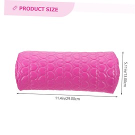Gatuida Nail Arm Rest Cushion Stylish Manicure Hand Pillow for Salon Home Use Comfortable Design for Nail with Heart Pattern Easy to Clean