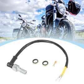 Motoforti Universal Motorcycle Rear Hydraulic Brake Light Switch Banjo Bolt M10x1.25 Pitch