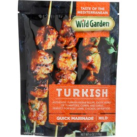 Wild Garden Ready-To-Go Gourmet Turkish Taouk Marinade, 100% All Natural, No Additives, No Preservatives, Bold, Flavorful, Perfect for Grilled Chicken, Shish Tawook, Kabab! 6oz