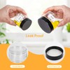 36 Pack Plastic Jars with Lids, 2 oz Plastic Containers