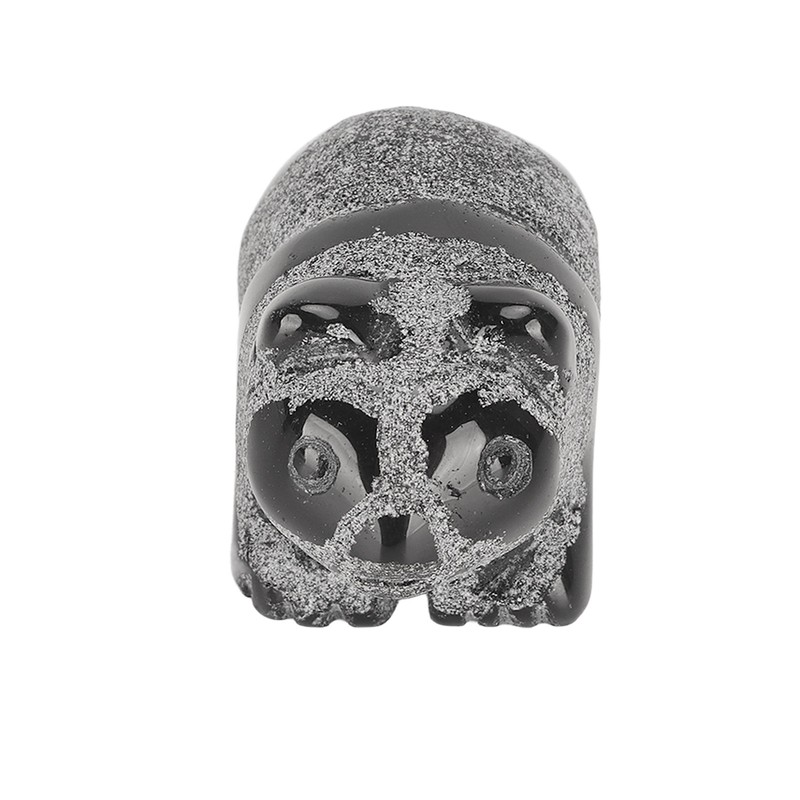 2pcs Panda Statue Obsidian Frosted Cute Mini Ingenious Handcrafted Panda