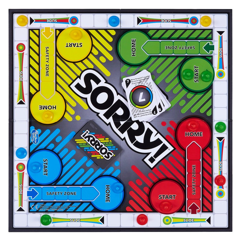 Sorry! Board Game for Kids Ages 6 and Up; Classic