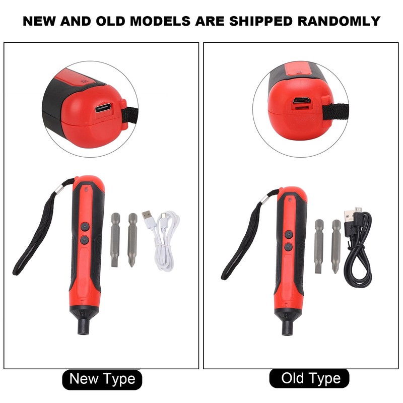 Electric Screwdriver Cordless CW CCW Rotation 150RPM Magnetic Head LED