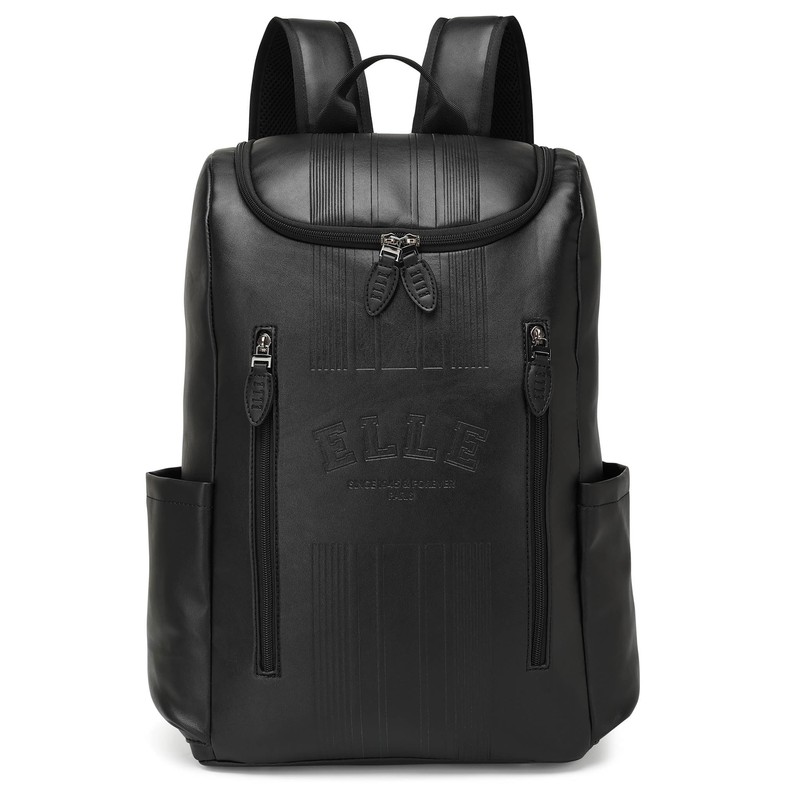 ELLE Roamer 22L Vegan Leather Backpack | Black