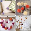 8 Pieces PomPom Maker, Plastic Pompom Maker Set, DIY Fluff