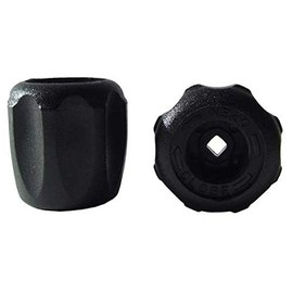 HTD Valve handwheel for valves made of hard plastic in black replacement part 12