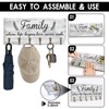 AHYS Key Holder Wall Mount Rustic Wooden Key Rack with
