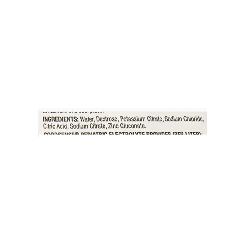 GoodSense Electrolyte Solution, Pediatric Oral Electrolyte Quickly Replenishes Fluids, Zinc,