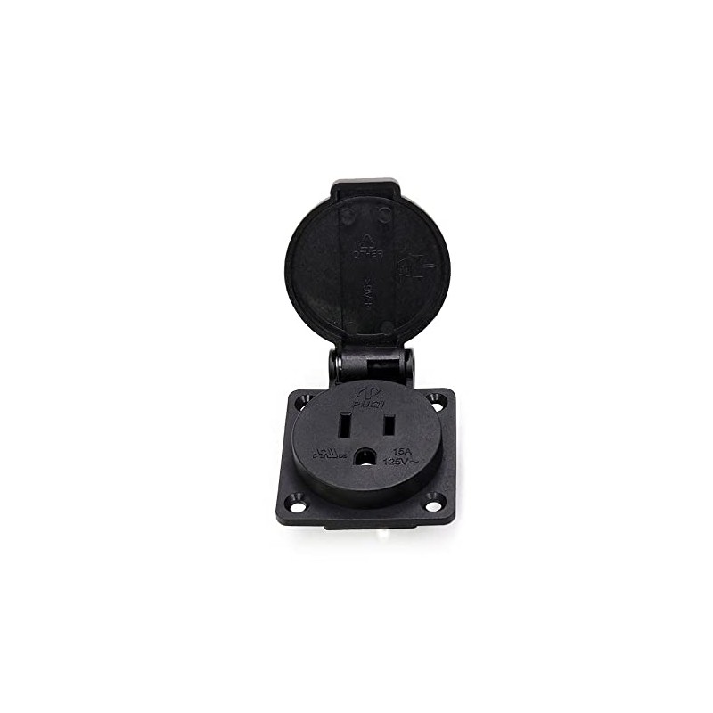 US Standard Water-Proof Power Outlet 3-Hole Socket AC 15A 125V