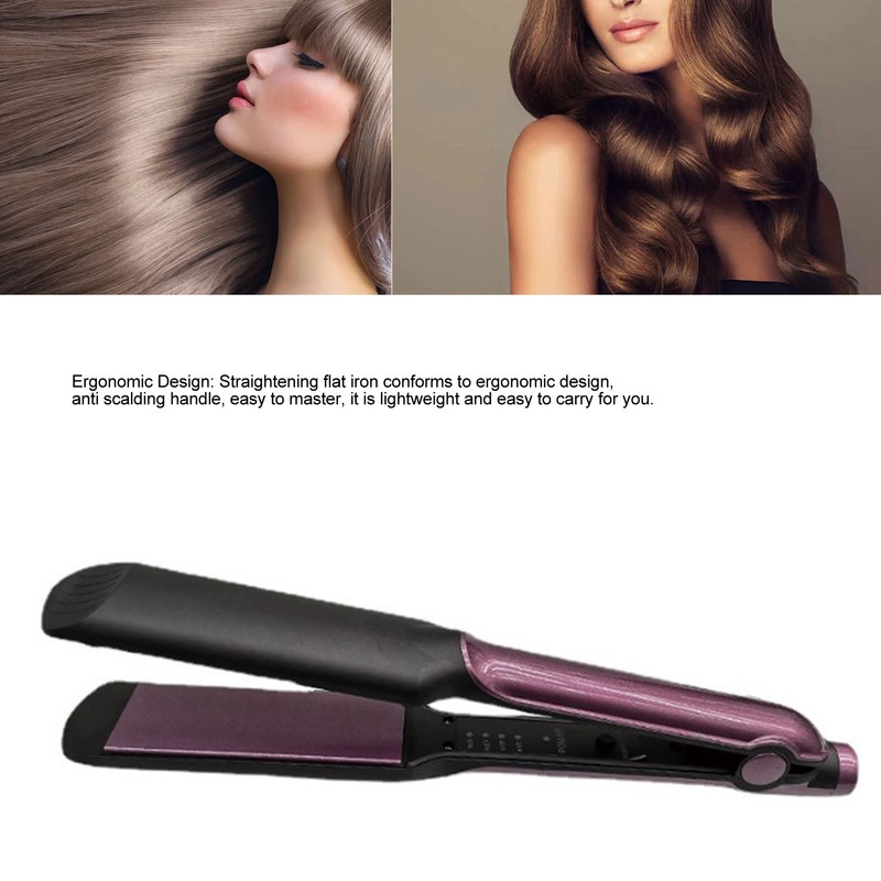 Hair Straightener Iron Electronic Ceramics 3D Professional Hair Straightening Flat