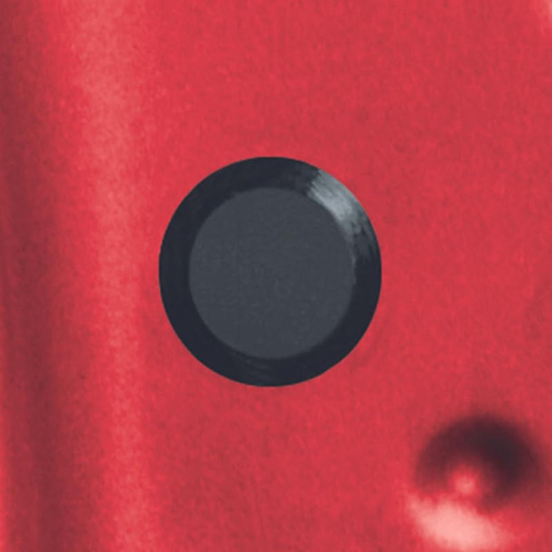 2" 2 inch Flush Mount Black Plastic Body and Sheet