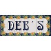 Italian Ceramic Numbers & Letters Lemon Design House Numbers Tile