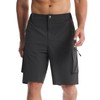 Danfiki Hiking Shorts Men with Zip Pockets Walking Smart Shorts