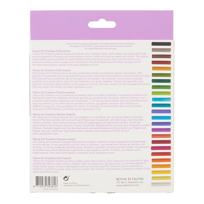 Talens Art Creation Soft Pastels 24-Piece Set