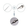 Samcos Airbrush Nozzle Needle Replacement Needle Diameter 0.01 inch (0.3