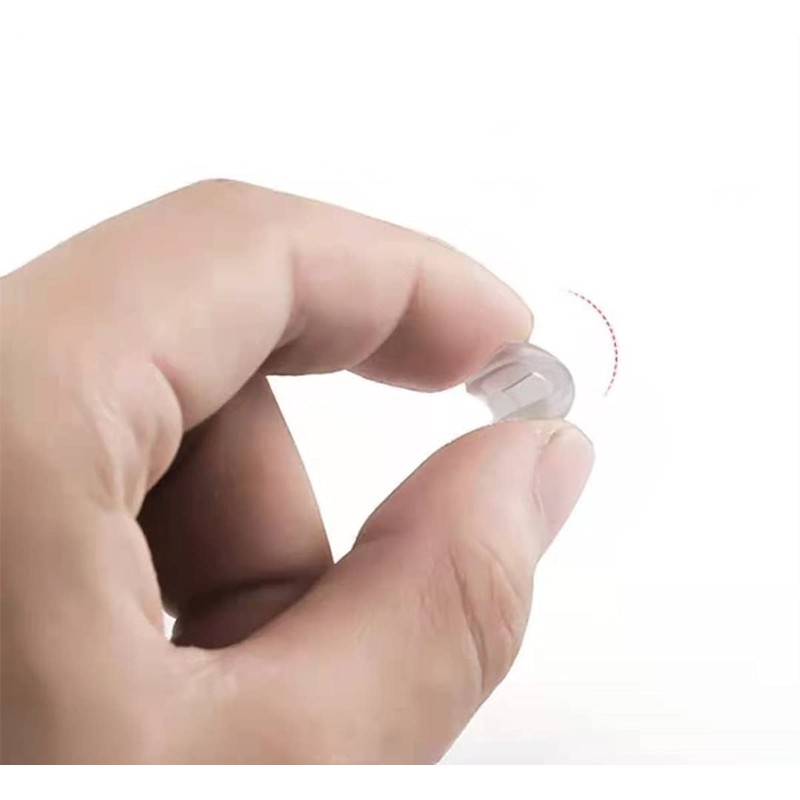 Clear Rubber Silicon Push On Type Nose Pads Pieces Buds