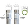 Eurotherm DN19 Reinforced Flexible 3/4-Inch Swivel Nut 3/4-Inch Outer Thread