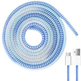 fogman Cable Protector, Anti-Disconnect Cover, Cable Protection Cover, Anti-Break, Set of 5 (Blue)