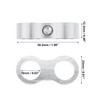 X AUTOHAUX 5 Pcs AN8 Hose Separator Clamps Fuel Line