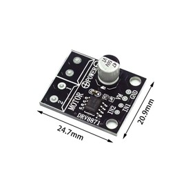 Pack of 2 DRV8871 Driver Module 1.5A 2 Channel H Bridge DC Gear Motor Driver Module Board Compatible with 3D Printer Arduino 3.6A PWM Control Module, Built-in Protection Function