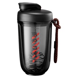 Greyoe Protein Shaker Stainless Steel Fitness Men and Women Sports High Temperature Mixing Ball High Quality Protein Shaker Cup Special 590 ml Black