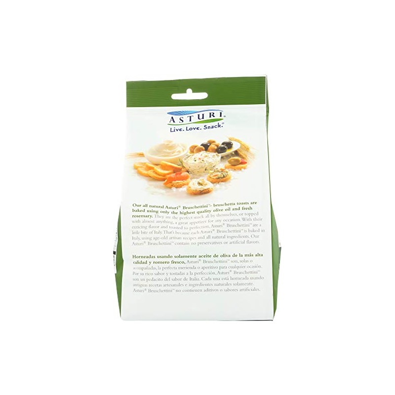  Asturi Rosemary & Olive Oil Bruschettini (10 x 4.23oz)