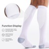 3 Pairs Compression Socks for Women and Men -15-20mmHg Best