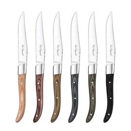Amefa Royal Louis Set of 6 Steak Knives, Stainless Steel