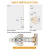 Chibery 2 Pack 165 Degree Soft Close Kitchen Corner Hinges,
