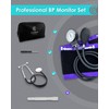 Clairre Manual Blood Pressure Cuff and Stethoscope Kit & Carrying