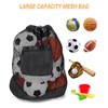Soccer Bags for Treats Footbal Basketball Mesh Bag for Coaches