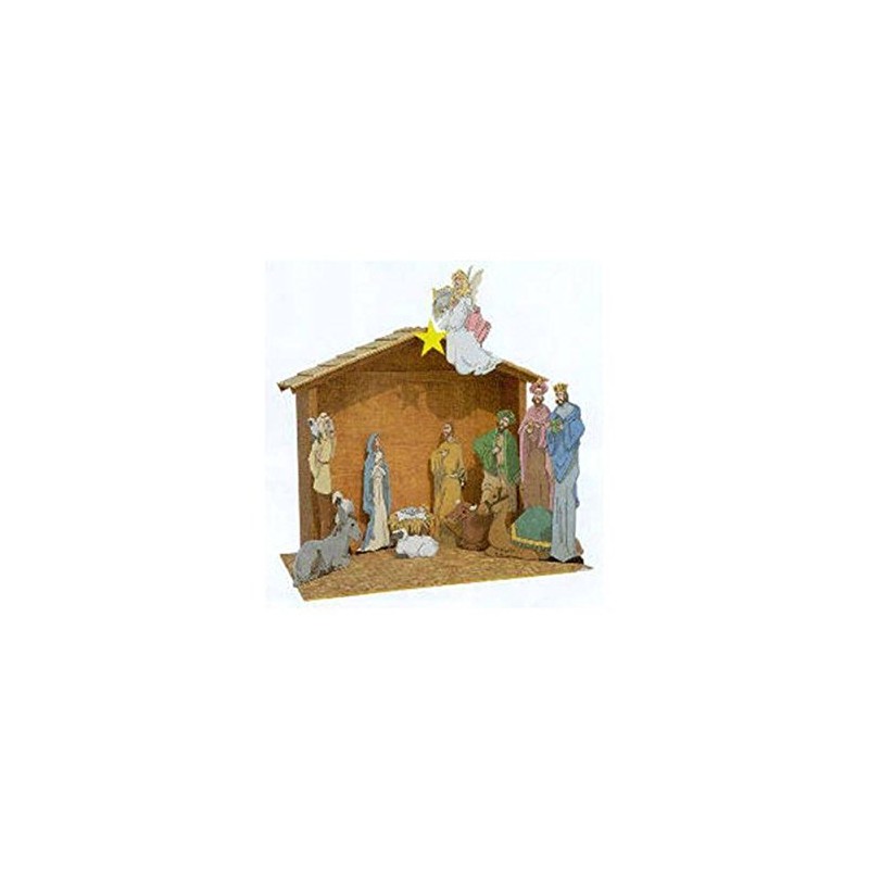WOODCRAFT Project Paper Plan to Build Paintable Nativity Scene -