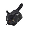 Bleu Bleuet Lying Down Cat Plush Toy (Black)