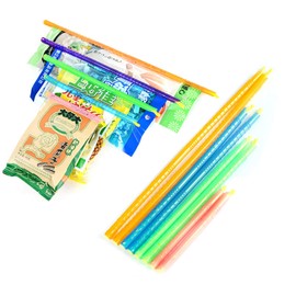 ZFKJERS 30Pcs Bag Sealer Sticks, 5 Different Color and Size Magic Bag Sealing Sticks, Fresh-Keeping Sealing Rod for Food Bag, Moisture-Proof and Reusable