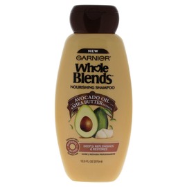 Garnier Whole Blends Nourishing Shampoo with Avocado Oil & Shea Butter Extracts, 12.5 Fluid Ounce
