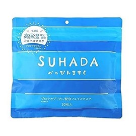 STAY FREE SUHADA Beppin Mask with Proteoglycan Blended Face Mask (1 Bag (30 Sheets)