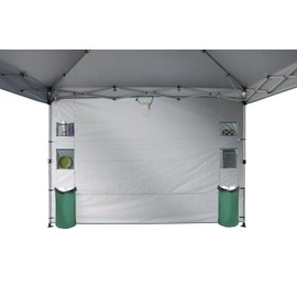 CROWN SHADES Canopy Tent 10x10 Pop Up Canopy Outdoor Shade with Pockets Sidewall, Easy Up Sun Shelter with One Person Set Up Center Lock, Portable Instant Camping Beach Canopy Tents, Forest Green