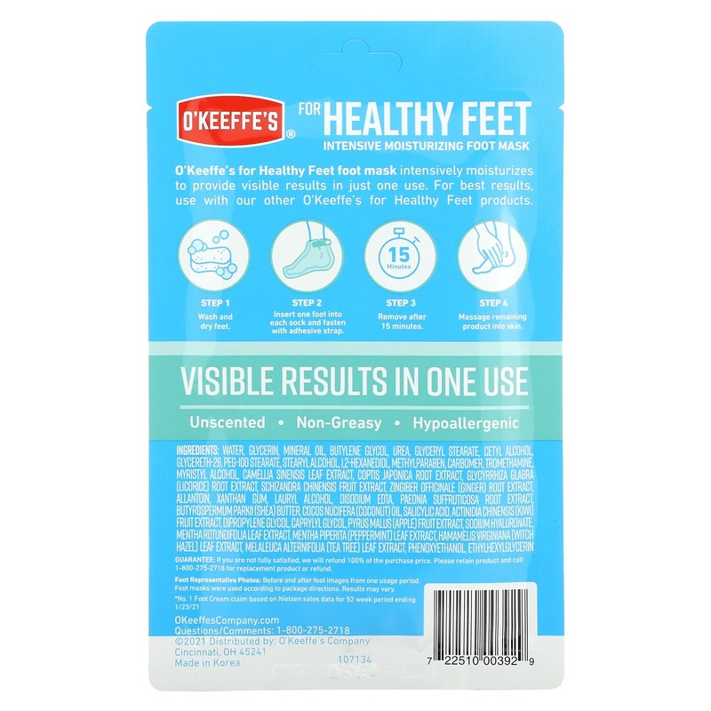 Healthy Feet Moisturizing Mask